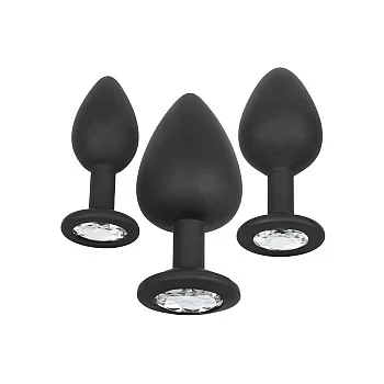 Silicone Gem Anal Kit - Zwart