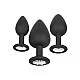 Silicone Gem Anal Kit - Zwart van het merk Anal - Buttplugs - online kopen bij Masculum.nl. De discrete online seks-toys en erotisch heren ondergoed winkel voor gay & hetero mannen.