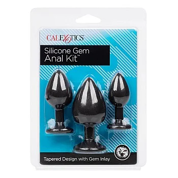 Silicone Gem Anal Kit - Zwart