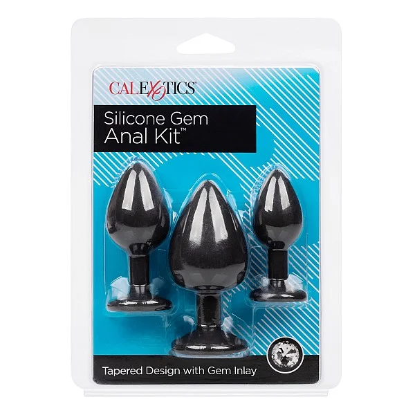 Silicone Gem Anal Kit - Zwart van het merk Anal - Buttplugs - online kopen bij Masculum.nl. De discrete online seks-toys en erotisch heren ondergoed winkel voor gay & hetero mannen.