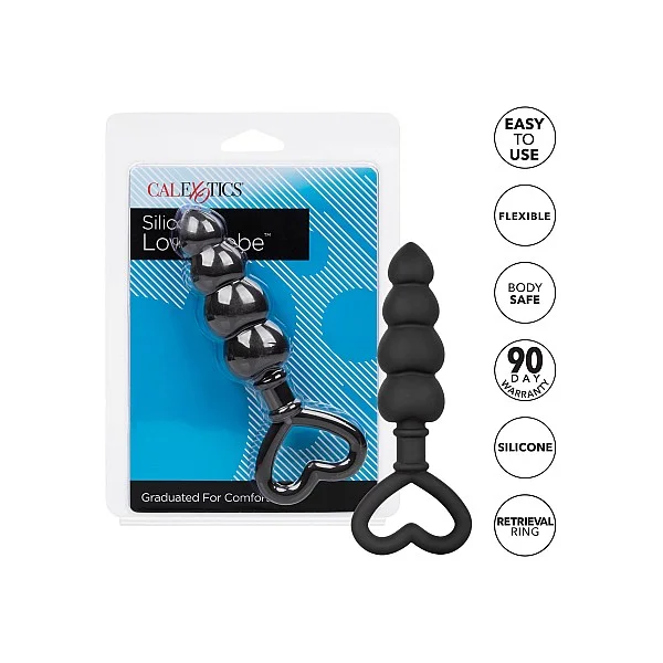 Silicone Love Probe - Zwart van het merk Anal - Anale Kralen - online kopen bij Masculum.nl. De discrete online seks-toys en erotisch heren ondergoed winkel voor gay & hetero mannen.
