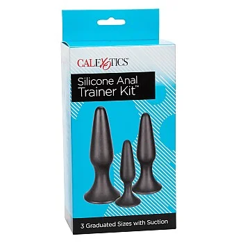Silicone Anal Trainer Kit - Zwart