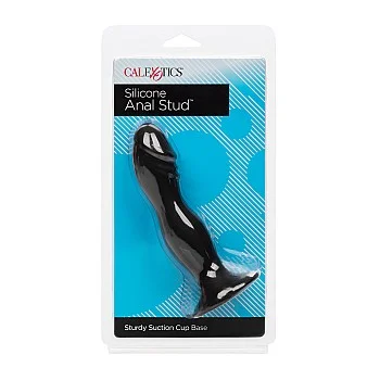 Silicone Anal Stud - Zwart
