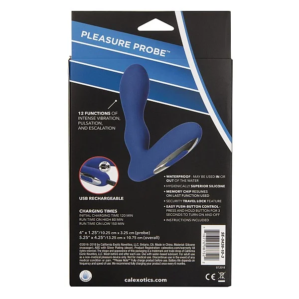 Eclipse Pleasure Probe - Blauw van het merk Eclipse - Anaal Dildo's - online kopen bij Masculum.nl. De discrete online seks-toys en erotisch heren ondergoed winkel voor gay & hetero mannen.