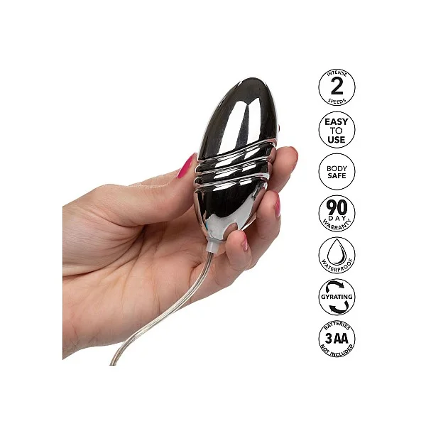 Waterproof Gyrating Bullet - Roze van het merk Booty Call - Vibrerende Eitjes - online kopen bij Masculum.nl. De discrete online seks-toys en erotisch heren ondergoed winkel voor gay & hetero mannen.