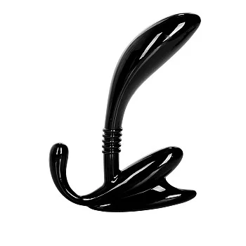 Curved Prostate Probe - Zwart