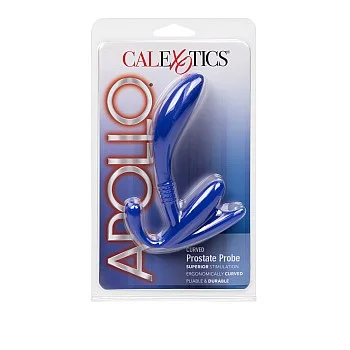 Curved Prostate Probe - Blauw