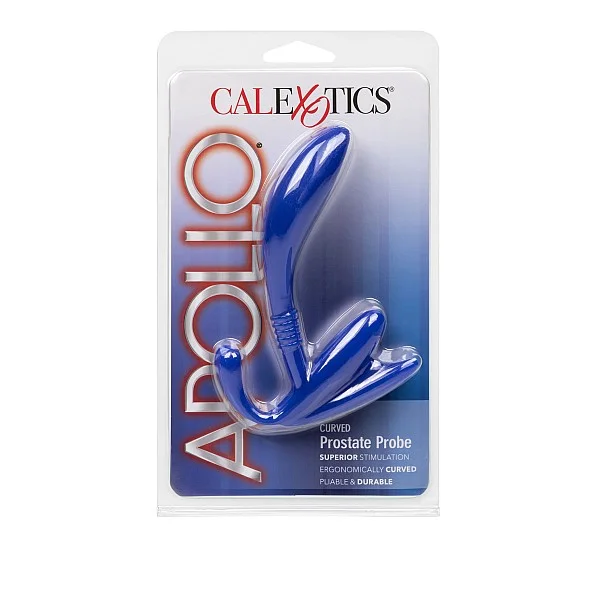 Curved Prostate Probe - Blauw van het merk Apollo - Anaal Dildo's - online kopen bij Masculum.nl. De discrete online seks-toys en erotisch heren ondergoed winkel voor gay & hetero mannen.