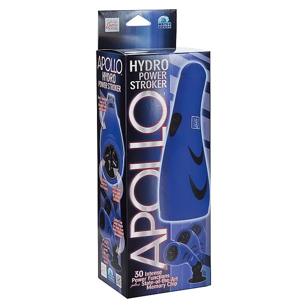Hydro Power Stroker - Blauw van het merk Apollo - Sleeve Masturbators - online kopen bij Masculum.nl. De discrete online seks-toys en erotisch heren ondergoed winkel voor gay & hetero mannen.