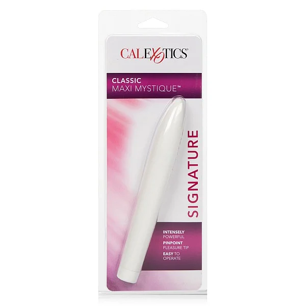 Classic Maxi Mystique - Wit van het merk Hard Vibes - Klassieke Vibrators - online bestellen bij Masculum.nl. De discrete online seks-toys en erotisch heren ondergoed winkel voor gay & hetero mannen.