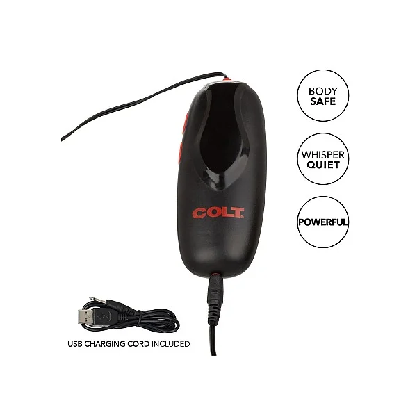 Colt Tubo Bullet - Zwart van het merk Colt Gear - Vibrerende Eitjes - online bestellen bij Masculum.nl. De discrete online seks-toys en erotisch heren ondergoed winkel voor gay & hetero mannen.