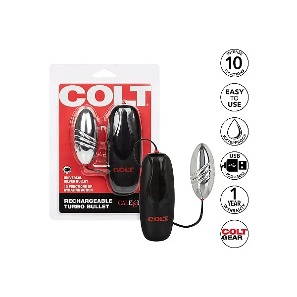 Colt Tubo Bullet - Zwart van het merk Colt Gear - Vibrerende Eitjes - online bestellen bij Masculum.nl. De discrete online seks-toys en erotisch heren ondergoed winkel voor gay & hetero mannen.