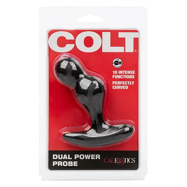 Colt Dual Power Probe - Zwart van het merk Colt Gear - Vibrerende Eitjes - online kopen bij Masculum.nl. De discrete online seks-toys en erotisch heren ondergoed winkel voor gay & hetero mannen.
