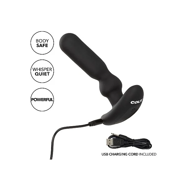Colt Vibrating Anal T - Zwart van het merk Colt Gear - Buttplugs - online bestellen bij Masculum.nl. De discrete online seks-toys en erotisch heren ondergoed winkel voor gay & hetero mannen.