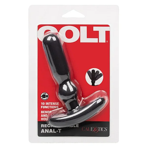 Colt Vibrating Anal T - Zwart van het merk Colt Gear - Buttplugs - online bestellen bij Masculum.nl. De discrete online seks-toys en erotisch heren ondergoed winkel voor gay & hetero mannen.