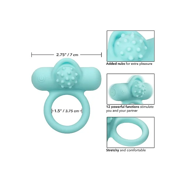 Nubby Lover’s Delight - Aqua van het merk Couples Enhancers - Cockringen - online kopen bij Masculum.nl. De discrete online seks-toys en erotisch heren ondergoed winkel voor gay & hetero mannen.