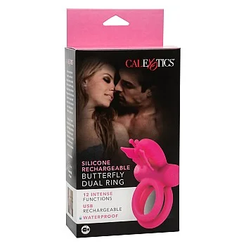 Butterfly Dual Ring - Roze