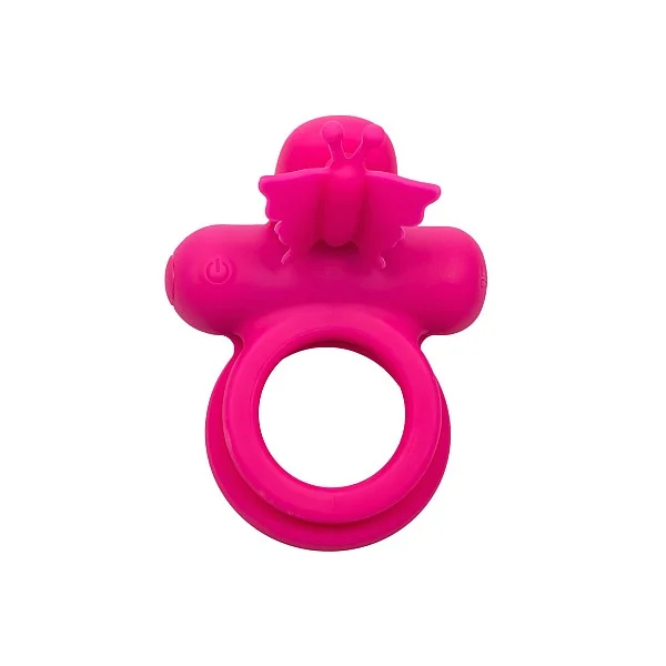 Butterfly Dual Ring - Roze van het merk Couples Enhancers - Cockringen - online kopen bij Masculum.nl. De discrete online seks-toys en erotisch heren ondergoed winkel voor gay & hetero mannen.