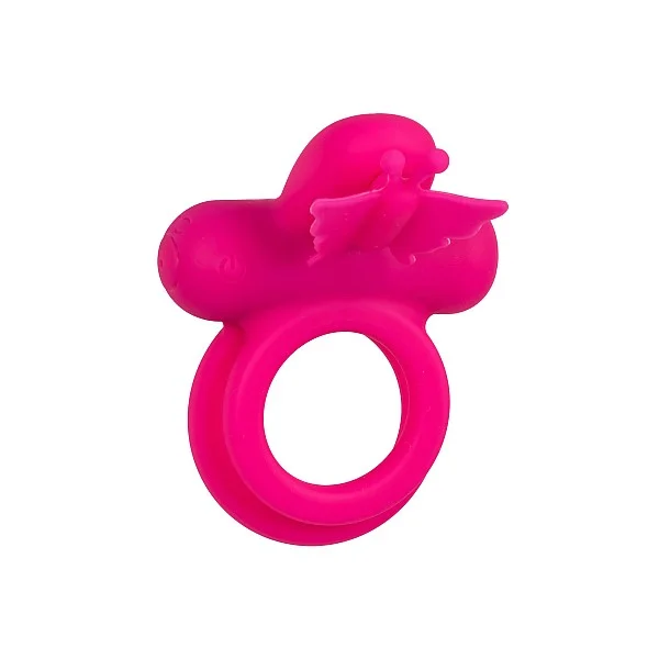 Butterfly Dual Ring - Roze van het merk Couples Enhancers - Cockringen - online kopen bij Masculum.nl. De discrete online seks-toys en erotisch heren ondergoed winkel voor gay & hetero mannen.
