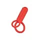 Vertical Dual Enhancer - Rood van het merk Couples Enhancers - Cockringen - online kopen bij Masculum.nl. De discrete online seks-toys en erotisch heren ondergoed winkel voor gay & hetero mannen.