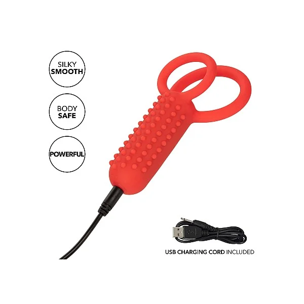 Vertical Dual Enhancer - Rood van het merk Couples Enhancers - Cockringen - online kopen bij Masculum.nl. De discrete online seks-toys en erotisch heren ondergoed winkel voor gay & hetero mannen.