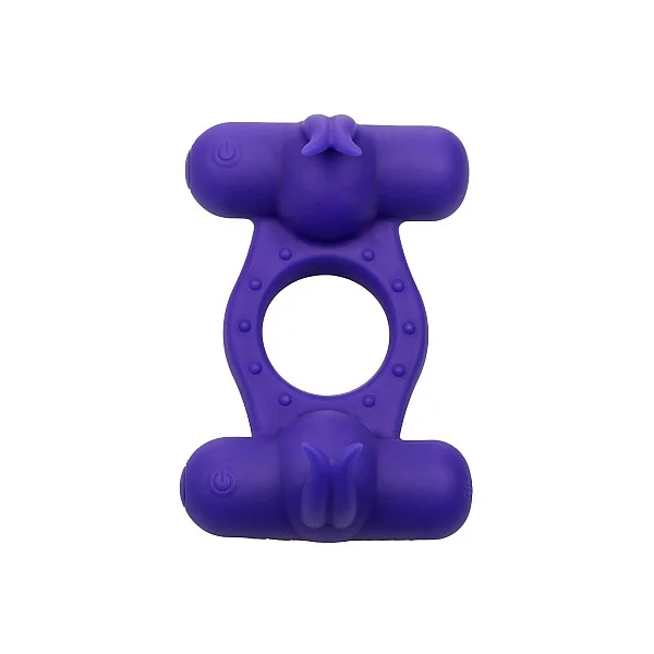Triple Orgasm Enhancer - Paars van het merk Couples Enhancers - Cockringen - online kopen bij Masculum.nl. De discrete online seks-toys en erotisch heren ondergoed winkel voor gay & hetero mannen.