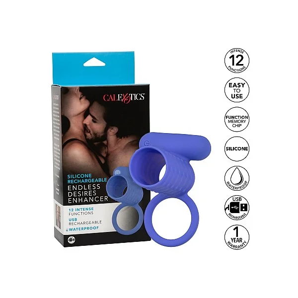 Endless Desires Enhancer - Blauw van het merk Couples Enhancers - Cockringen - online bestellen bij Masculum.nl. De discrete online seks-toys en erotisch heren ondergoed winkel voor gay & hetero mannen.