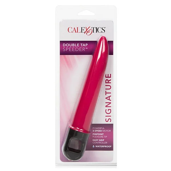 Double Tap Speeder - Roze van het merk Hard Vibes - Klassieke Vibrators - online bestellen bij Masculum.nl. De discrete online seks-toys en erotisch heren ondergoed winkel voor gay & hetero mannen.