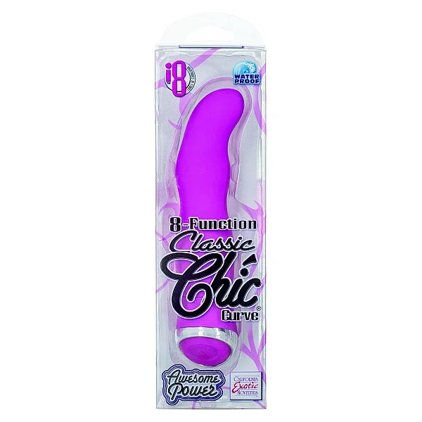 8-Function Classic Chic Curve - Roze van het merk Classic Chic - Kleine Vibrators - online kopen bij Masculum.nl. De discrete online seks-toys en erotisch heren ondergoed winkel voor gay & hetero mannen.