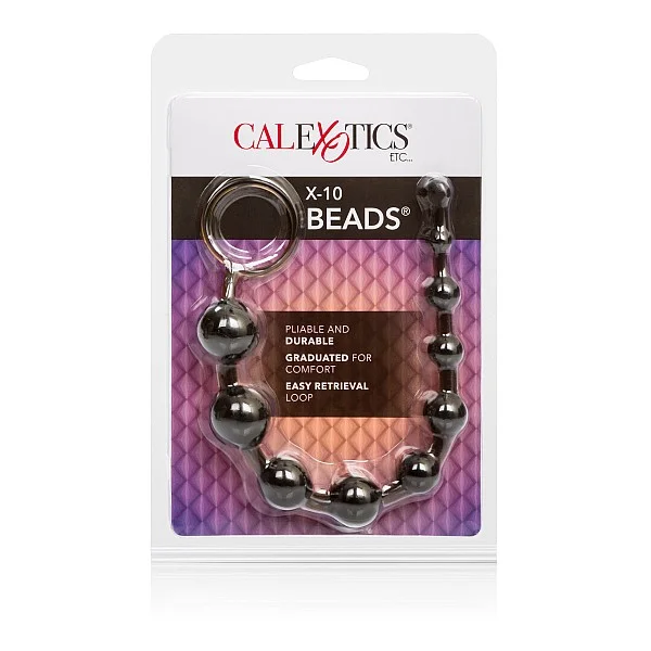 X-10 Beads - Zwart van het merk Beads - Anale Kralen - online kopen bij Masculum.nl. De discrete online seks-toys en erotisch heren ondergoed winkel voor gay & hetero mannen.