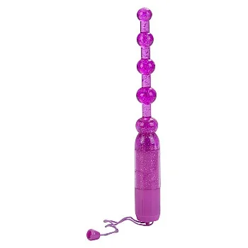Vibrating Pleasure Beads - Paars