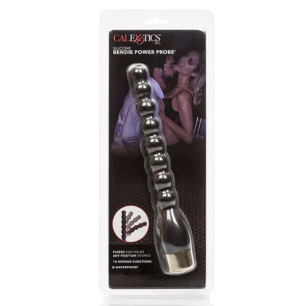 Silicone Bendie Power Probe - Zwart van het merk Beads - Anale Kralen - online bestellen bij Masculum.nl. De discrete online seks-toys en erotisch heren ondergoed winkel voor gay & hetero mannen.