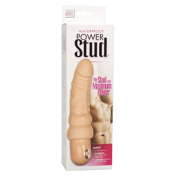 Power Stud Curvy - Lichte huidskleur van het merk Stud - Realistische Vibrators - online bestellen bij Masculum.nl. De discrete online seks-toys en erotisch heren ondergoed winkel voor gay & hetero mannen.