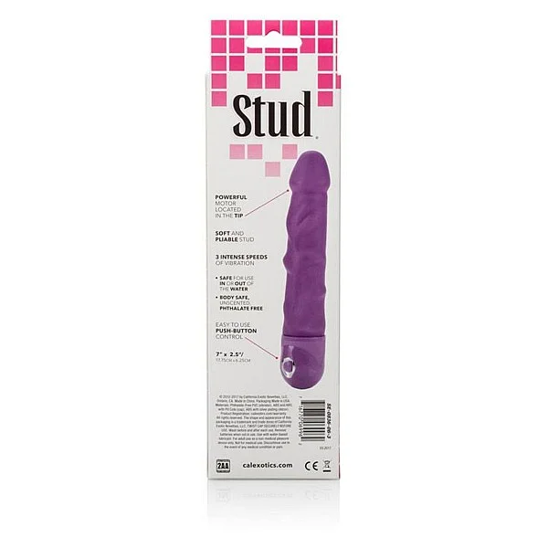 Power Stud Rod - Paars van het merk Stud - Realistische Vibrators - online bestellen bij Masculum.nl. De discrete online seks-toys en erotisch heren ondergoed winkel voor gay & hetero mannen.