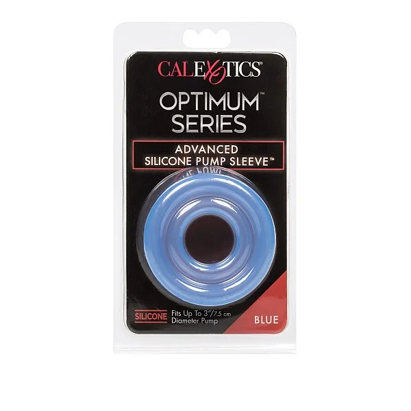 Adv Silicone Pump Sleeve - Blauw van het merk Optimum Series - Penispompen - online kopen bij Masculum.nl. De discrete online seks-toys en erotisch heren ondergoed winkel voor gay & hetero mannen.