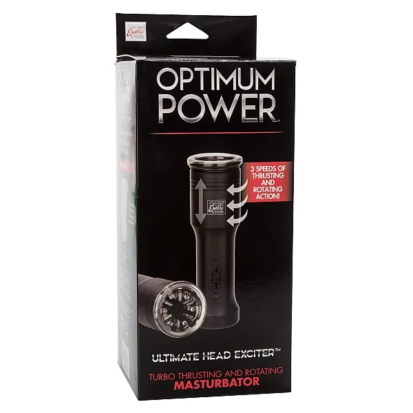 Optimum Power Head Exciter - Zwart van het merk Optimum Power - Sleeve Masturbators - online kopen bij Masculum.nl. De discrete online seks-toys en erotisch heren ondergoed winkel voor gay & hetero mannen.