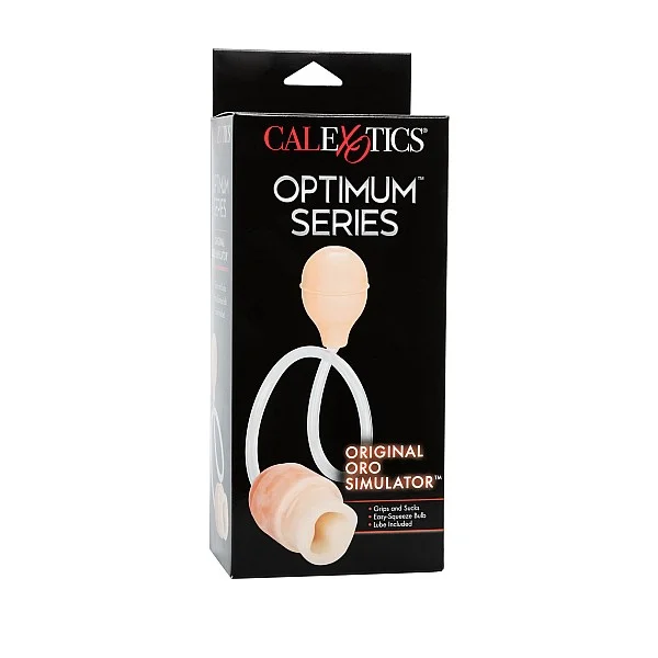 Original Oro Simulator - Lichte huidskleur van het merk Optimum Series - Sleeve Masturbators - online bestellen bij Masculum.nl. De discrete online seks-toys en erotisch heren ondergoed winkel voor gay & hetero mannen.