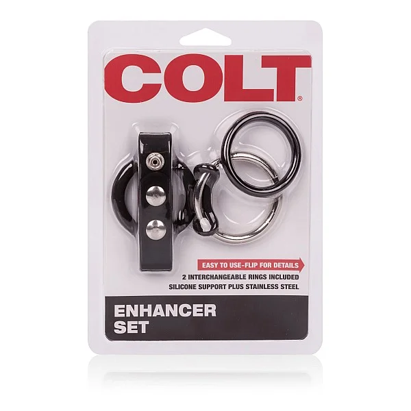 COLT Enhancer Set - Zwart van het merk Colt Gear - Cockringen - online bestellen bij Masculum.nl. De discrete online seks-toys en erotisch heren ondergoed winkel voor gay & hetero mannen.