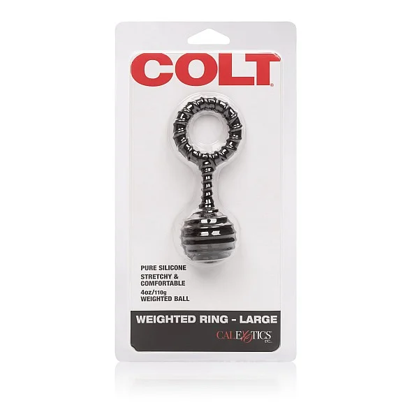 COLT Weighted Ring - Large - Zwart van het merk Colt Gear - Cockringen - online bestellen bij Masculum.nl. De discrete online seks-toys en erotisch heren ondergoed winkel voor gay & hetero mannen.