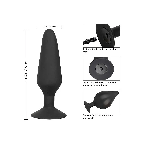 COLT XXXL Pumper Plug - Zwart van het merk Colt Gear - Opblaasbare Dildo's - online kopen bij Masculum.nl. De discrete online seks-toys en erotisch heren ondergoed winkel voor gay & hetero mannen.