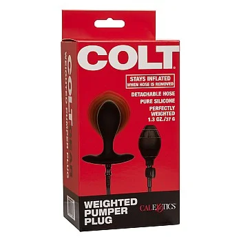 COLT Weighted Pumper Plug - Zwart