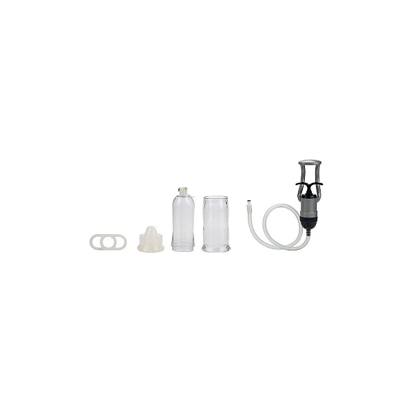 Enhance Travel Pump System - Transparant van het merk Optimum Series - Penispompen - online bestellen bij Masculum.nl. De discrete online seks-toys en erotisch heren ondergoed winkel voor gay & hetero mannen.