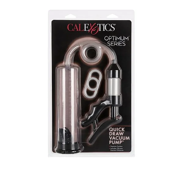 Quick Draw Vacuum Pump - Zwart van het merk Optimum Series - Penispompen - online bestellen bij Masculum.nl. De discrete online seks-toys en erotisch heren ondergoed winkel voor gay & hetero mannen.