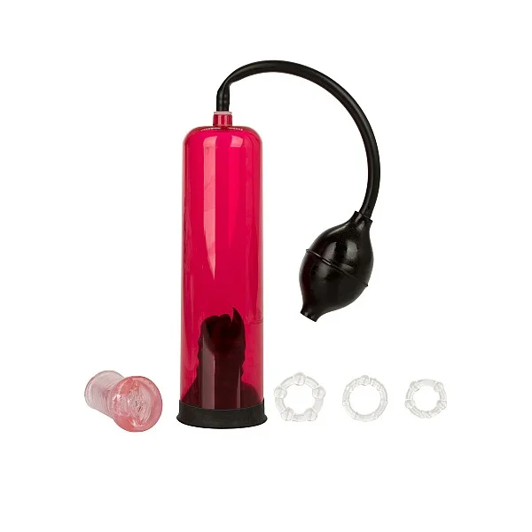 Nick Manning Masturbation Kit - Rood van het merk Optimum Series - Penispompen - online bestellen bij Masculum.nl. De discrete online seks-toys en erotisch heren ondergoed winkel voor gay & hetero mannen.