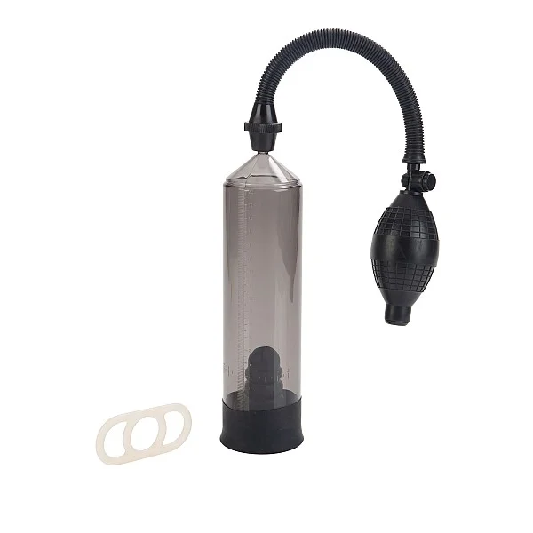 Precision Pump With Enhancer - Zwart van het merk Optimum Series - Penispompen - online kopen bij Masculum.nl. De discrete online seks-toys en erotisch heren ondergoed winkel voor gay & hetero mannen.