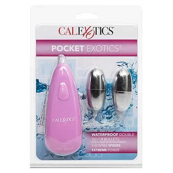 Double Waterproof Bullet - Zilver