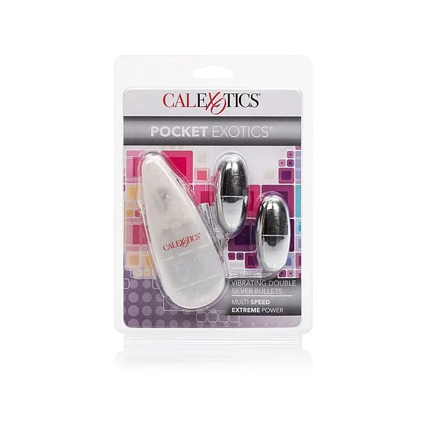 Vibrating Bullets - Zilver van het merk Pocket Exotics - Vibrerende Eitjes - online kopen bij Masculum.nl. De discrete online seks-toys en erotisch heren ondergoed winkel voor gay & hetero mannen.