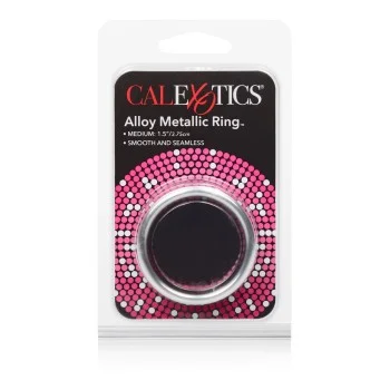 Alloy Metallic Ring - M - Zilver