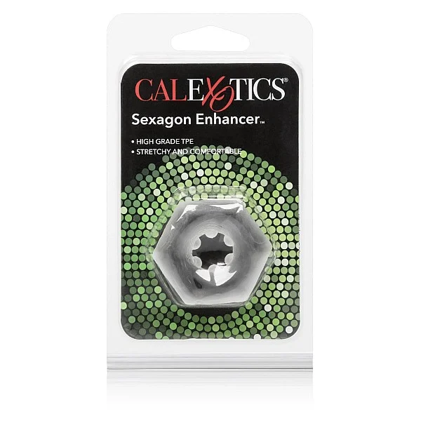Sexagon Enhancer - Transparant van het merk Rings - Cockringen - online bestellen bij Masculum.nl. De discrete online seks-toys en erotisch heren ondergoed winkel voor gay & hetero mannen.