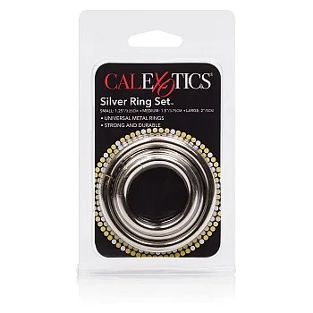 Silver Ring - 3 Piece Set - Zilver